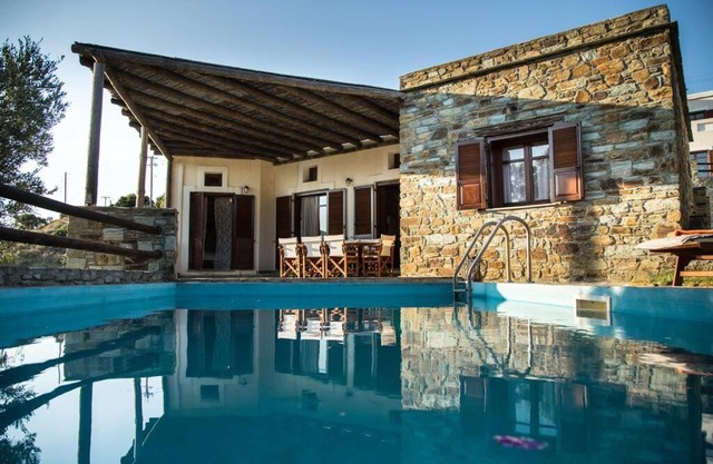 2AG252-House with a pool in Andros