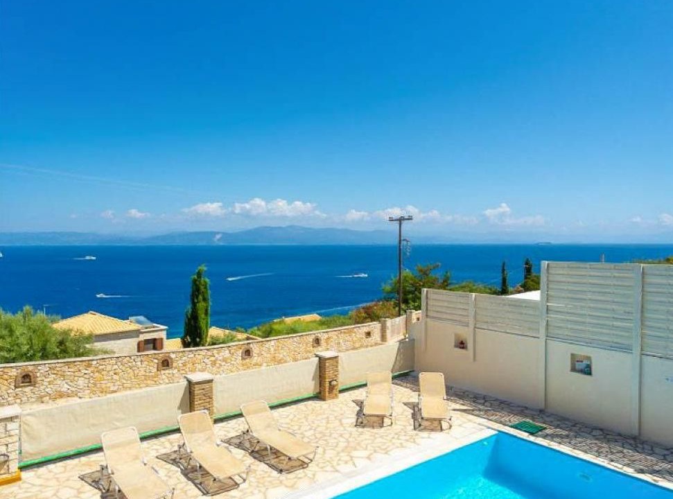 Paxos Villa | Villa Anastasia Large Private Pool Walk to Beach Sea Views A C Wifi Car Not Required - 2248