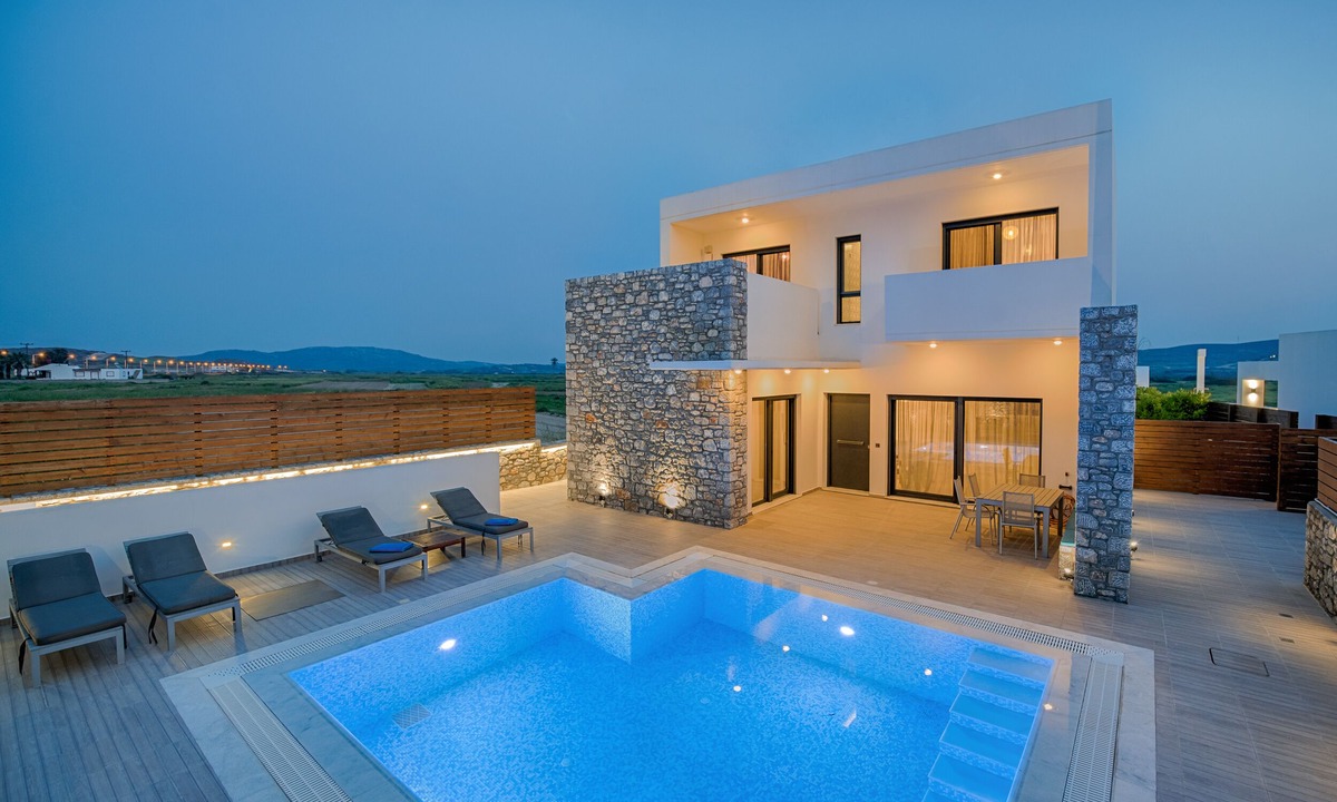 Kattavia Villa | Luxury Villa with Private Swimming Pool & BBQ, 5 Min. From Prasonisi Beach!