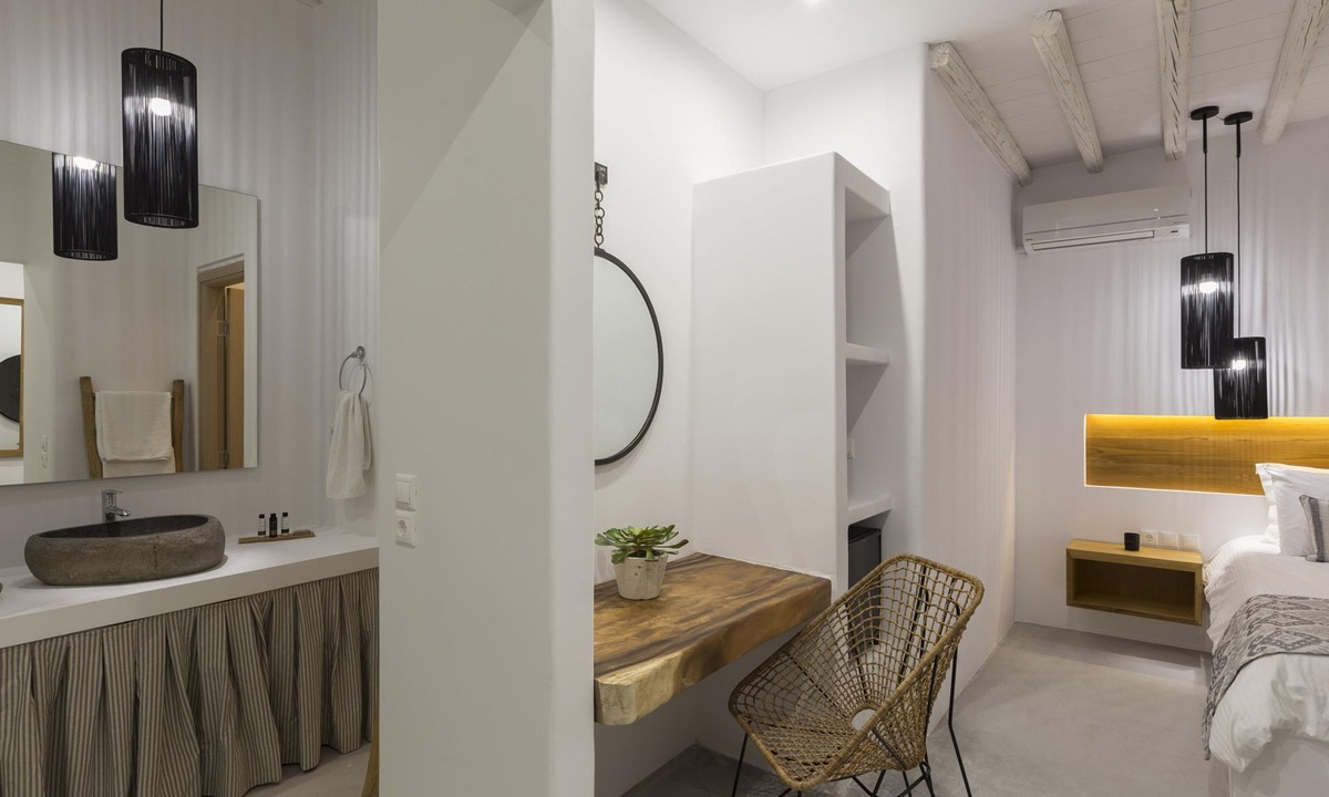 Panormos Villa | Superior Suite With Private Pool and sea View