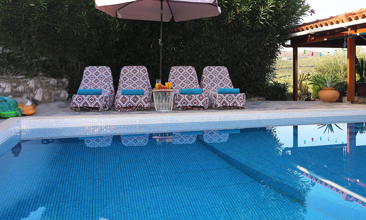 Roumeli Villa | Mediterranean eco-friendly Villa with private pool close to the sea and beaches