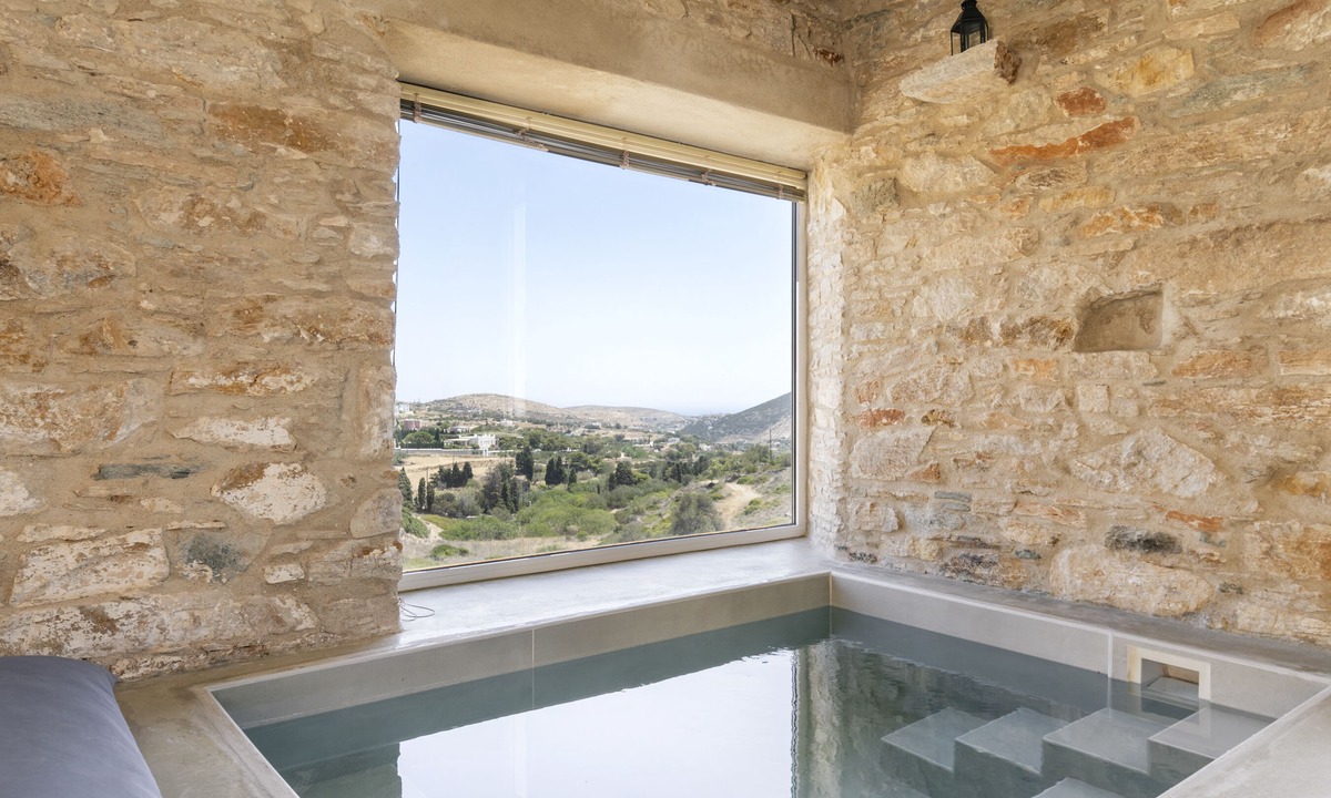 Syros Villa | Villa Gaia Syros | 1800's Stone Building