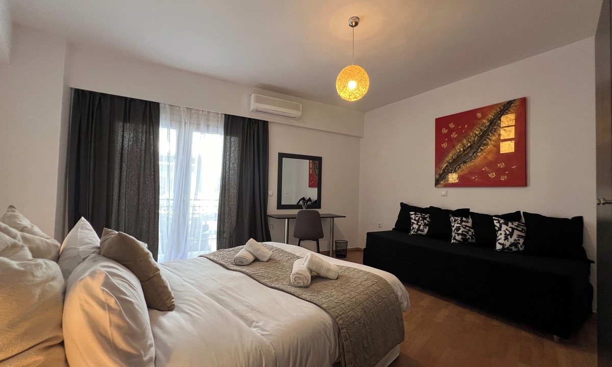 Exarhia Apartment | Allure Suite 1 Modern Downtown Comfort. Walk to all the major sights of Athens.