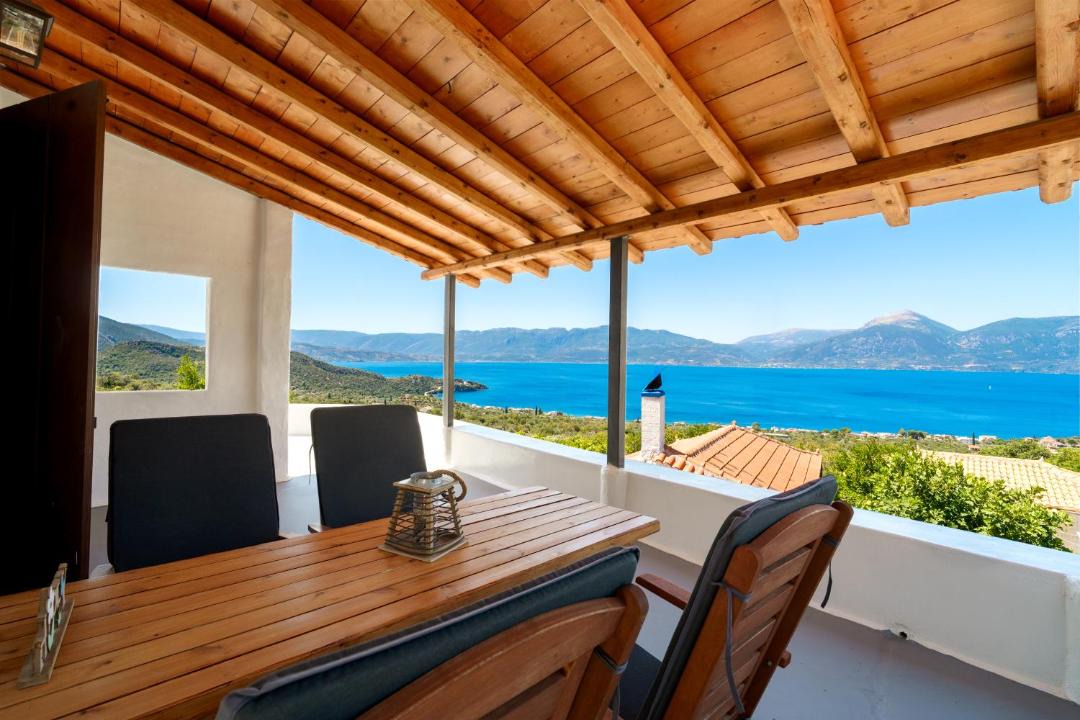 Platanakia House | Horizon view Stone retreat -Methana