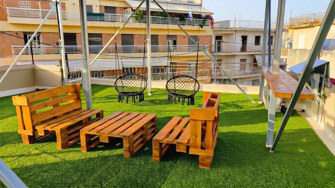 Patras Apartment | "Η Θάλασσα" Stylish Flat with Panoramic Roof Garden