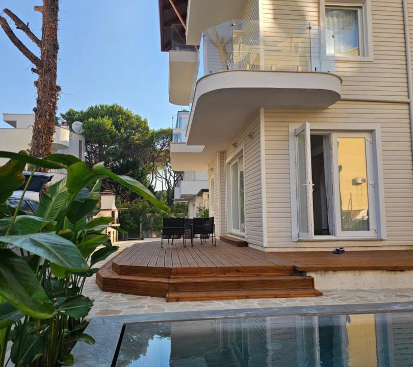 Golem Villa | Beachfront BLUE WAVE SPA VILLA with a private pool in Qerret, Albania