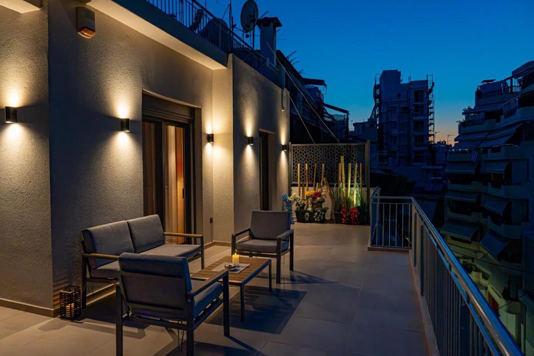 Pasalimani Apartment | Zea Marina Living- Spacious Private Terrace, Piraeus