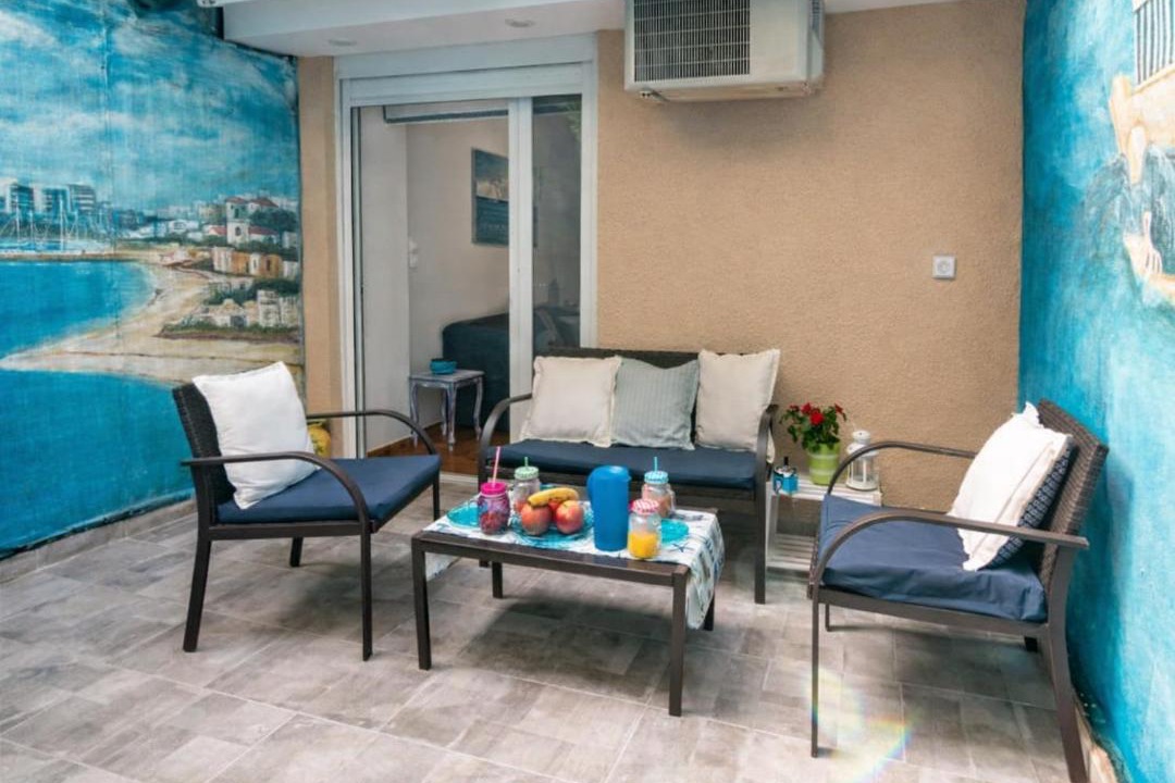 Palaio Faliro Apartment | Seaside Escape with Balcony in Paleo Faliro