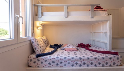 Family Triple Room, Multiple Beds, Kitchen, Sea View