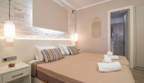 Classic Apartment, 2 Twin Beds, Garden View