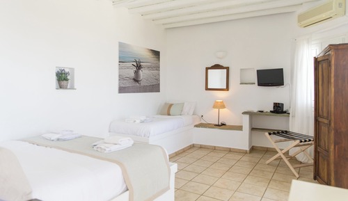 Superior studio with garden and sea view