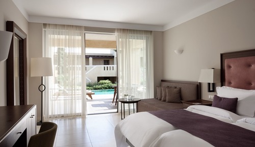 Twin / Double Room with Plunge Private Pool Inland View