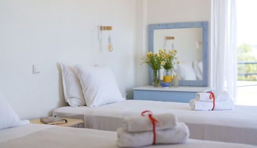 Twin Room, Sea View, Beachside
