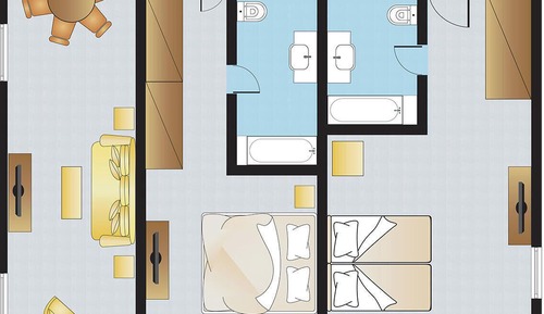 Family Suite, Pool View