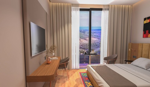 Standard Double or Twin Room, Balcony, Vineyard View