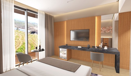 Deluxe Double or Twin Room, Balcony, Vineyard View