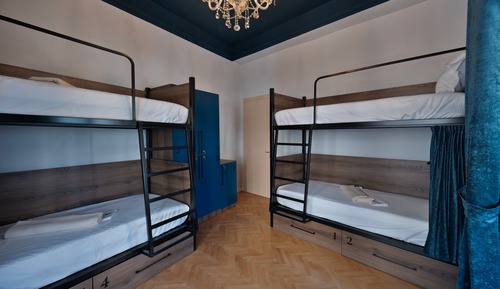 Superior Shared Dormitory, Mixed Dorm, Balcony, City View