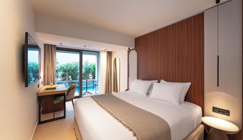 Deluxe Double Room with Heated Swim Up Pool