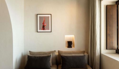 Sea Queen Suite with Terrace, Seating Area and Aegean Sea View