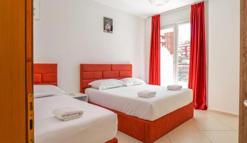 Two-Bedroom Apartment with Balcony and Sea View