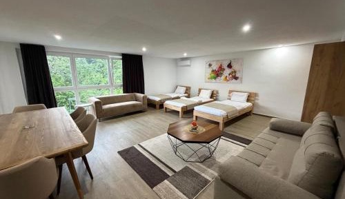 Family Room with Shared Bathroom