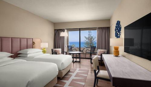 Premium Twin Room with Balcony and Sea View