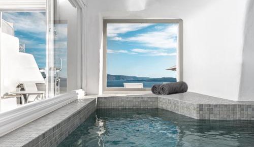 Cave Suite with Hot Tub Caldera & Sea View