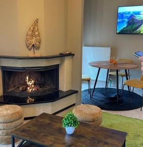 One-Bedroom Apartment with Balcony and Mountain View  