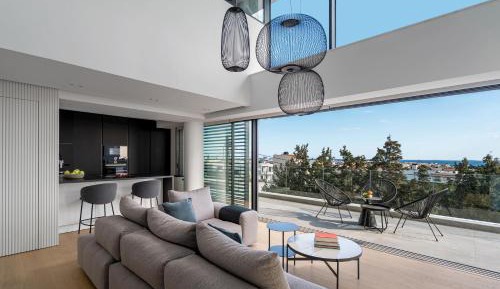 Three-Bedroom Apartment with Sea View