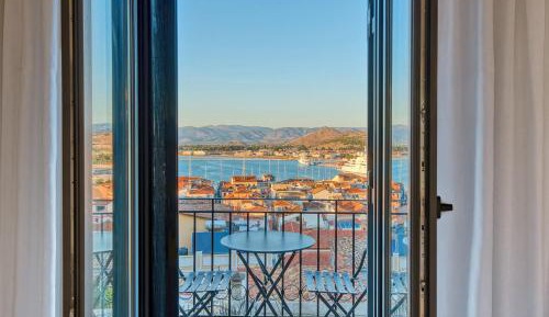 Stachi, Deluxe Double Room with Balcony and Sea View