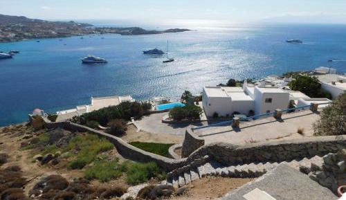 Panoramic House Psarou with Private Pool