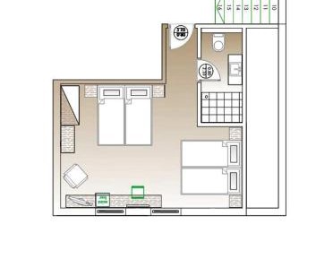 Quadruple Attic Room - No Balcony