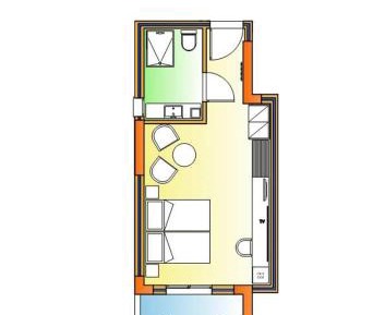 Standard Double Room with Balcony