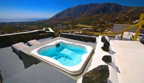 One-Bedroom Sea View Villa with Hot Tub - Lithos