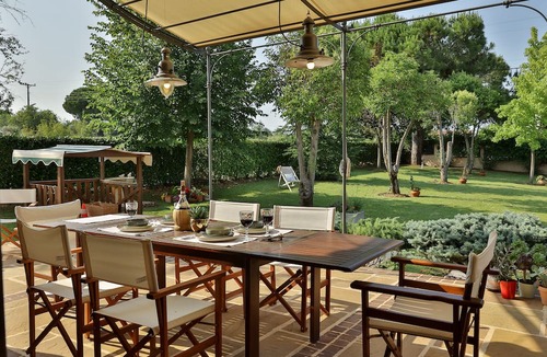 Litochoro Villa | olives and vines all season villa