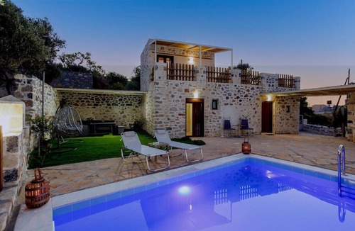 Pano Chersonissos Villa | Stoney Villa Koxari By Estia