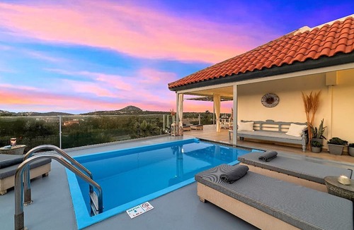 Vathi House | Olive Green Villa with Private Heated Pool