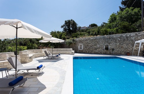 Geropotamos Villa | Private stone built villa with a huge pool!