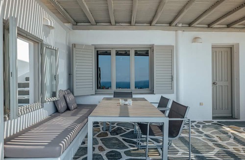 Parasporos Villa | FOS retreat in Paros with pool, stunning sea view, near sandy beaches