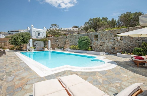 Mykonos Town Villa | Walking distance to town. Stunning view of the Sunset, Sea and Mykonos Town.