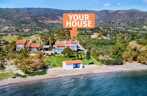 Pigadia Villa | High end villa w/private beach, pool, tennis