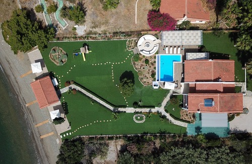 Pigadia Villa | High end villa w/private beach, pool, tennis
