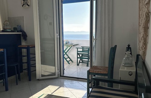 Exomvourgo House | Blue Orison House Tinos for 5 Persons With Seaview
