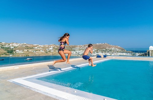 Ornos Apartment | CORFOS BLUE MYKONOS
