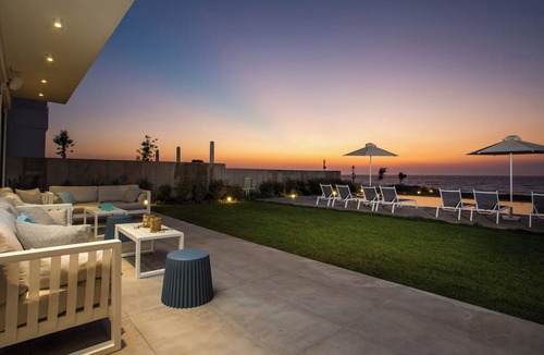 Kamiros Villa | Miguel Luxury Beachfront Villa with Jacuzzi & Private Beach