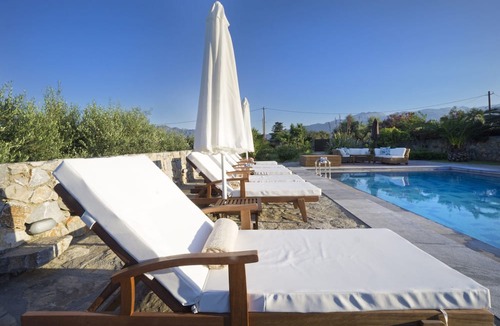 Litsarda Villa | Countryside Large Pool villa Nafsika w/Childrens Play Area 6 km to the Beach.
