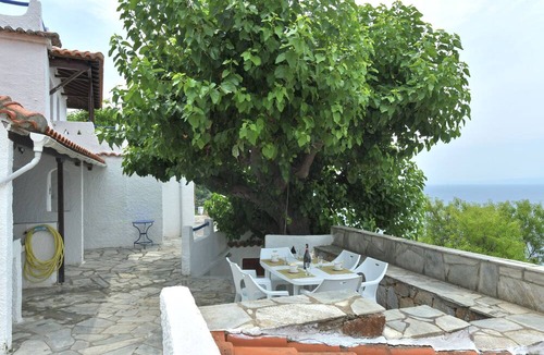 Xanthi Region Villa | Villa CAMELIA+VERONICA -Panoramic pool- Sea access-Privileged view of the Egean.