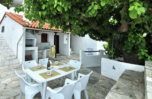 Xanthi Region Villa | Villa CAMELIA+VERONICA -Panoramic pool- Sea access-Privileged view of the Egean.