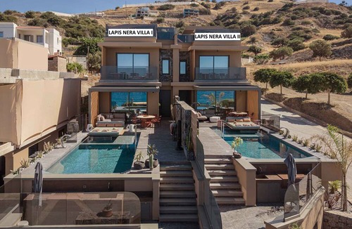 Myrtos Villa | Lapis Nera Villas - Beachfront & Free*Heated Pools