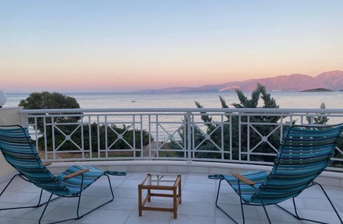 Agios Nikolaos Apartment | Apartment 'Mirabella Vista Maisonette' with Sea View, Wi-Fi and Air Conditioning